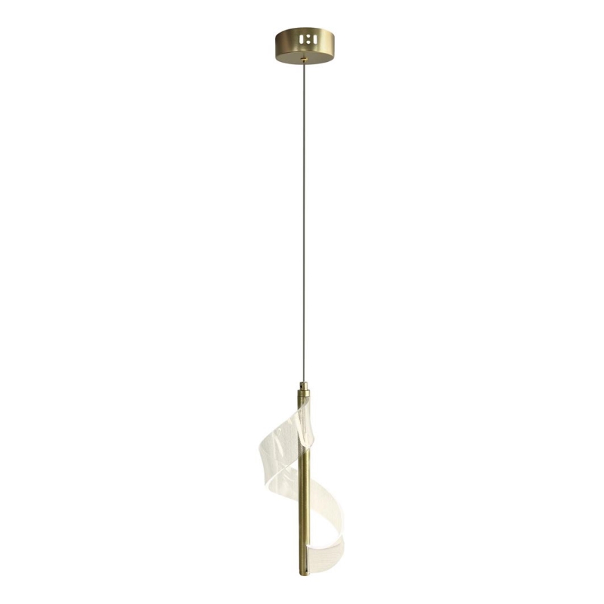 Lámpara LED colgante LARGO LED/10W/230V dorado