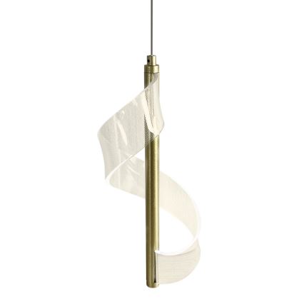 Lámpara LED colgante LARGO LED/10W/230V dorado