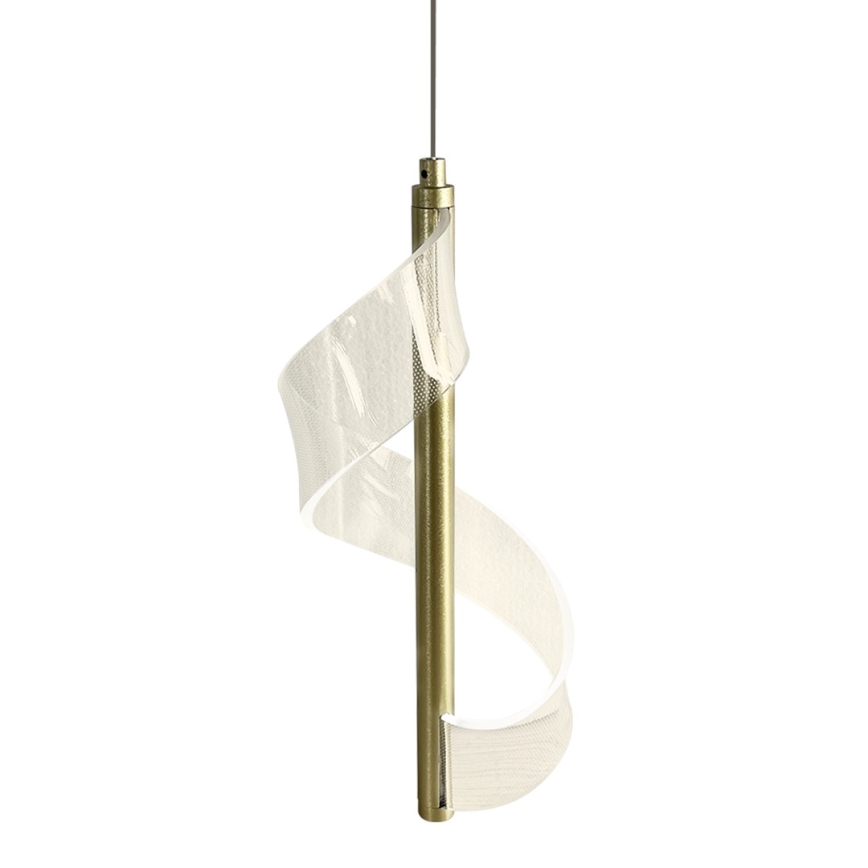 Lámpara LED colgante LARGO LED/10W/230V dorado