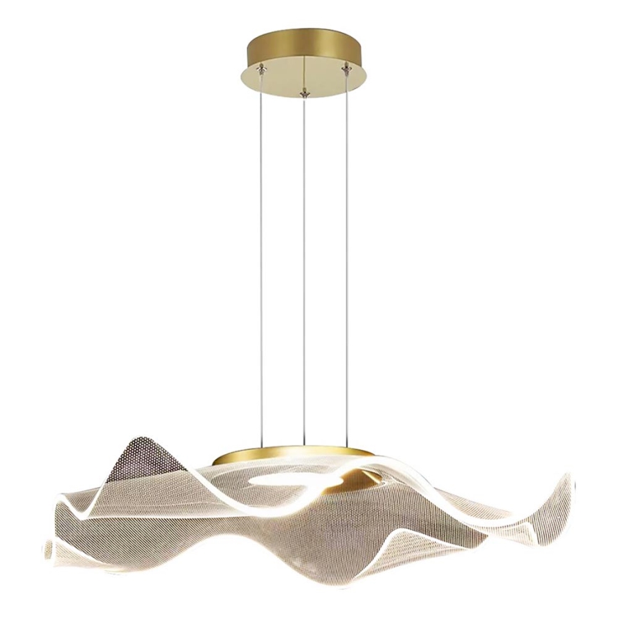 Lámpara LED colgante LARGO LED/16W/230V dorado