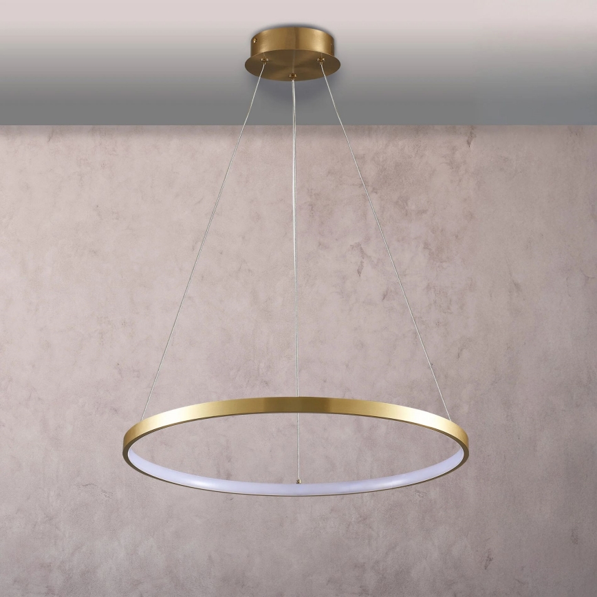 Lámpara LED colgante LEA LED/20W/230V 4000K diá. 50 cm dorado