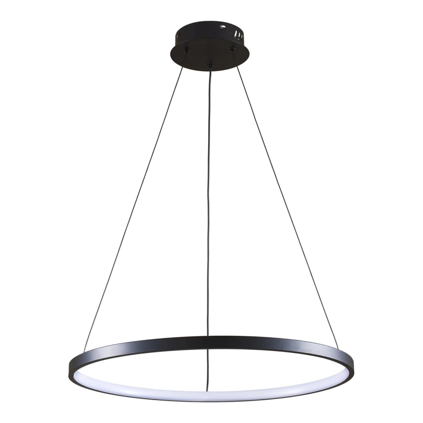 Lámpara LED colgante LEA LED/20W/230V 4000K diá. 50 cm negro