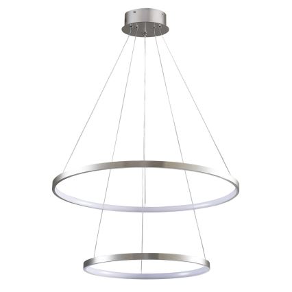 Lámpara LED colgante LEA LED/35W/230V 4000K diá. 60 cm cromo mate