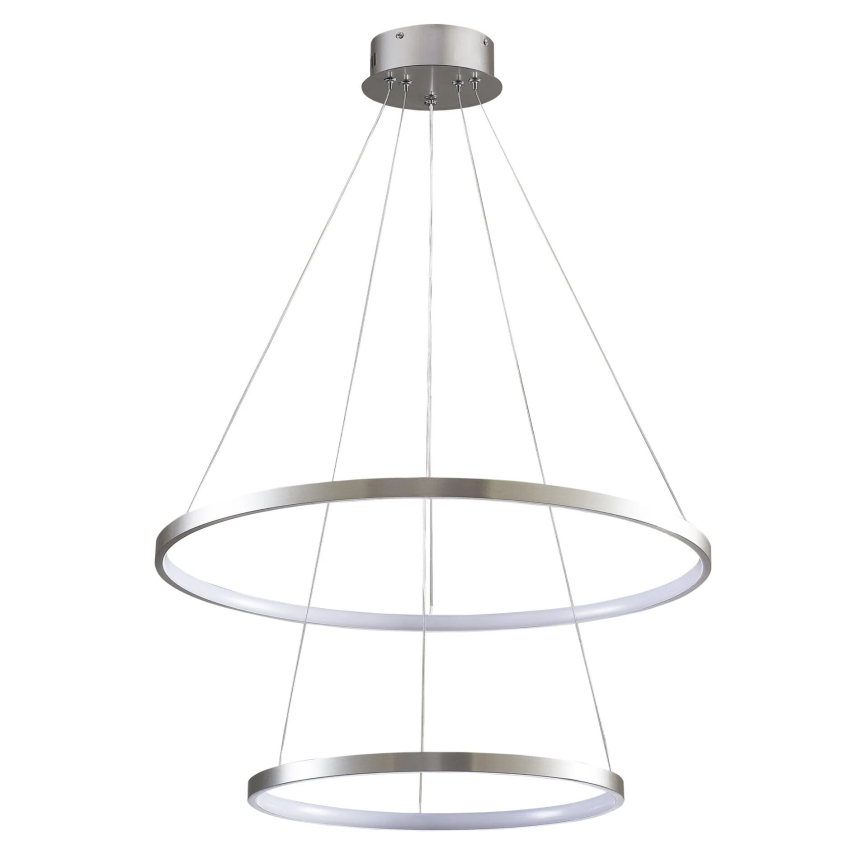Lámpara LED colgante LEA LED/35W/230V 4000K diá. 60 cm cromo mate