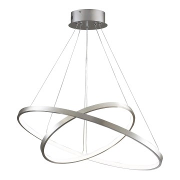 Lámpara LED colgante LEA LED/35W/230V 4000K diá. 60 cm cromo mate