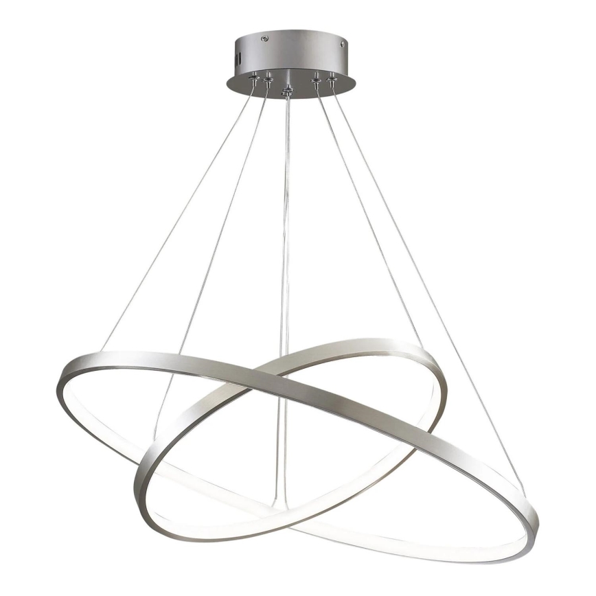 Lámpara LED colgante LEA LED/35W/230V 4000K diá. 60 cm cromo mate