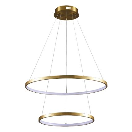 Lámpara LED colgante LEA LED/35W/230V 4000K diá. 60 cm dorado