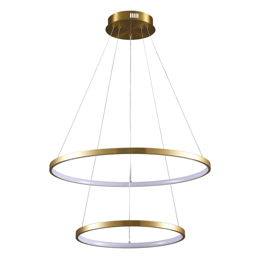 Lámpara LED colgante LEA LED/35W/230V 4000K diá. 60 cm dorado