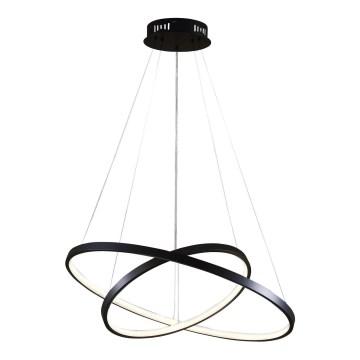 Lámpara LED colgante LEA LED/35W/230V 4000K diá. 60 cm negro