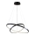 Lámpara LED colgante LEA LED/35W/230V 4000K diá. 60 cm negro