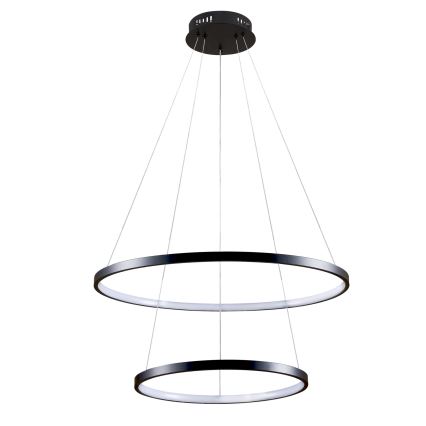 Lámpara LED colgante LEA LED/35W/230V 4000K diá. 60 cm negro