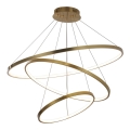 Lámpara LED colgante LEA LED/60W/230V 4000K diá. 80 cm dorado