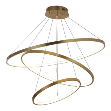 Lámpara LED colgante LEA LED/60W/230V 4000K diá. 80 cm dorado