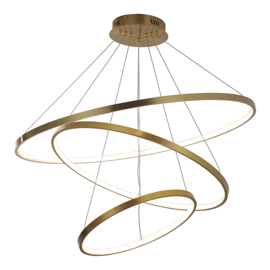 Lámpara LED colgante LEA LED/60W/230V 4000K diá. 80 cm dorado