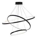Lámpara LED colgante LEA LED/60W/230V 4000K diá. 80 cm negro
