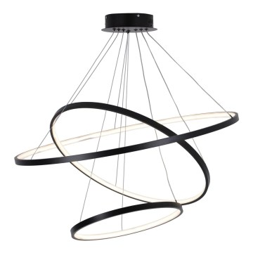 Lámpara LED colgante LEA LED/60W/230V 4000K diá. 80 cm negro