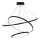 Lámpara LED colgante LEA LED/60W/230V 4000K diá. 80 cm negro