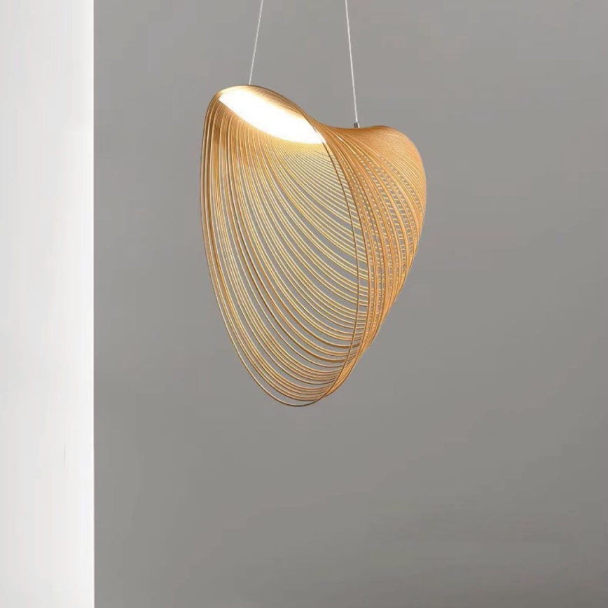 Lámpara LED colgante LED/10W/230V 3000K beige
