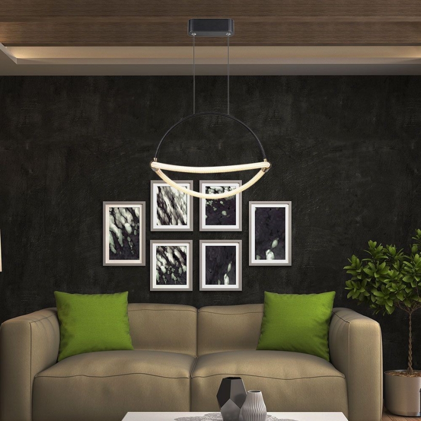 Lámpara LED colgante LED/12W/230V 4000K diá. 40 cm