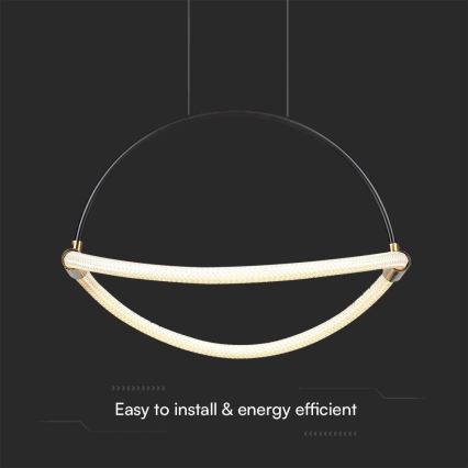 Lámpara LED colgante LED/12W/230V 4000K diá. 40 cm