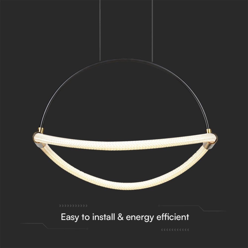 Lámpara LED colgante LED/12W/230V 4000K diá. 40 cm