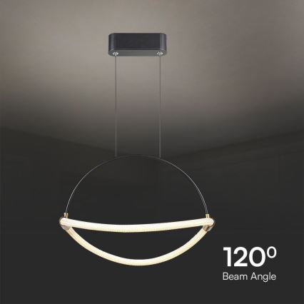 Lámpara LED colgante LED/12W/230V 4000K diá. 40 cm