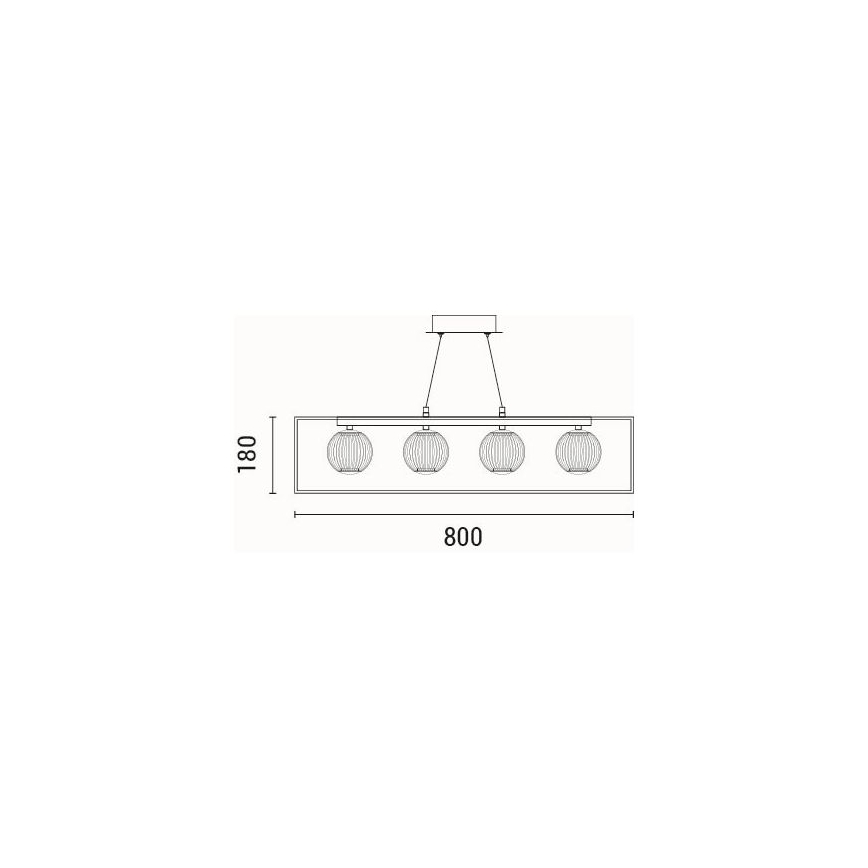 Lámpara LED colgante LED/14W/230V 3000K