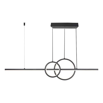 Lámpara LED colgante LED/15W/230V 4000K negro
