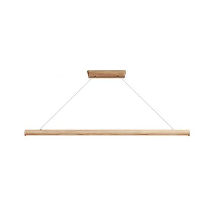 Lámpara LED colgante LED/22W/230V 4000K 120 cm ceniza/madera maciza