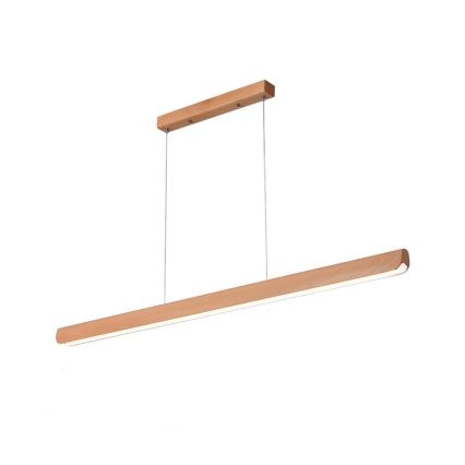 Lámpara LED colgante LED/22W/230V 4000K 120 cm haya/madera maciza