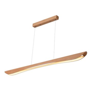 Lámpara LED colgante LED/22W/230V 4000K 120 cm haya/madera maciza