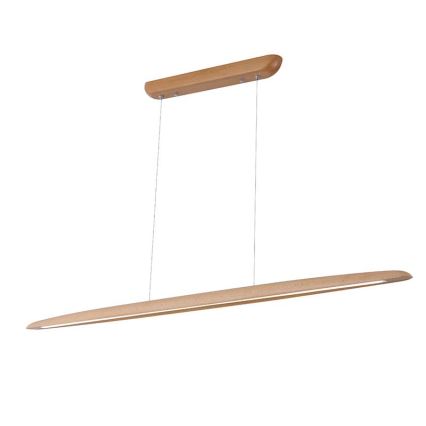 Lámpara LED colgante LED/22W/230V 4000K 130 cm haya/madera maciza