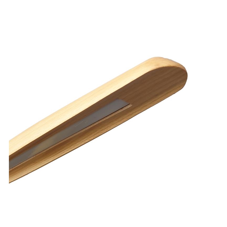 Lámpara LED colgante LED/22W/230V 4000K 130 cm haya/madera maciza