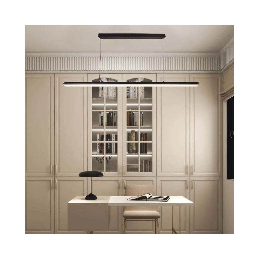 Lámpara LED colgante LED/23W/230V 4000K 120 cm negro