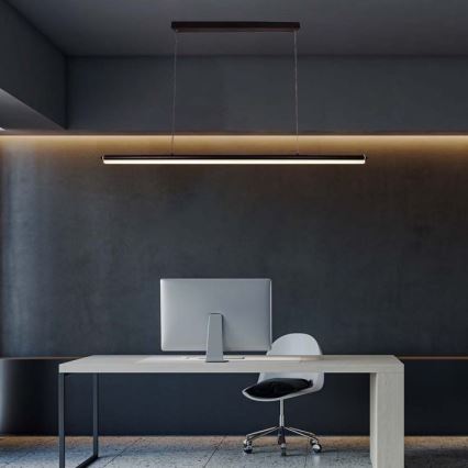 Lámpara LED colgante LED/23W/230V 4000K 120 cm negro