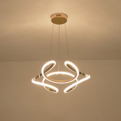 Lámpara LED colgante LED/24W/230V 3000K 50x120 cm