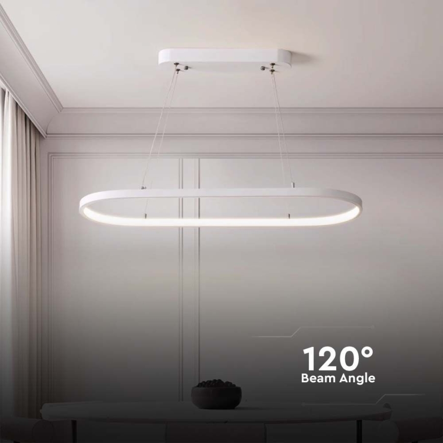 Lámpara LED colgante LED/24W/230V 4000K blanco