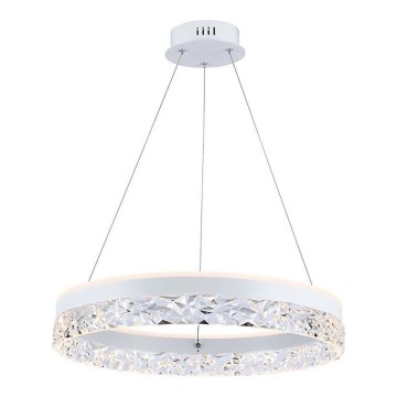 Lámpara LED colgante LED/25W/230V 3000K diá. 50 cm blanco