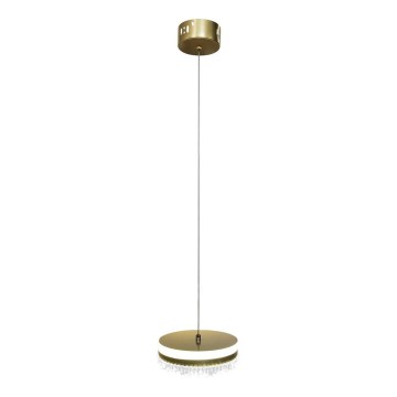 Lámpara LED colgante LED/25W/230V diá. 20 cm dorado