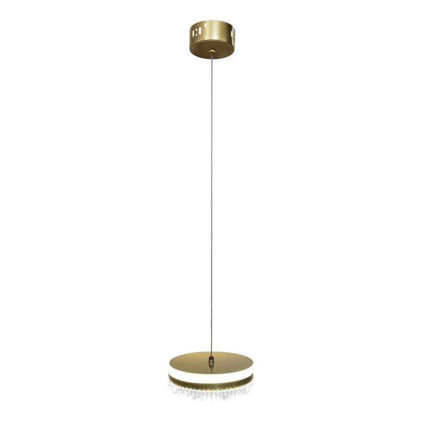 Lámpara LED colgante LED/25W/230V diá. 20 cm dorado