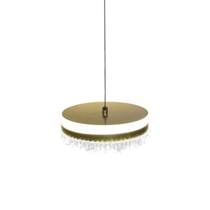 Lámpara LED colgante LED/25W/230V diá. 20 cm dorado