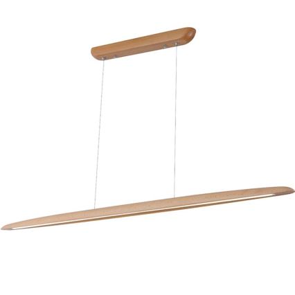 Lámpara LED colgante LED/26W/230V 4000K 150 cm haya/madera maciza