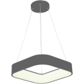 Lámpara LED colgante LED/30W/230V 3000K 45x45 cm gris