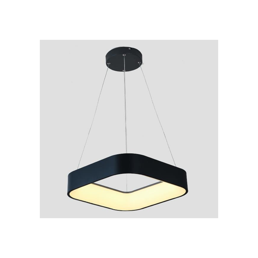 Lámpara LED colgante LED/30W/230V 3000K 45x45 cm negro