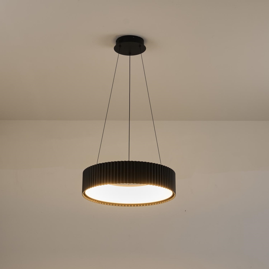 Lámpara LED colgante LED/30W/230V 3000K negro
