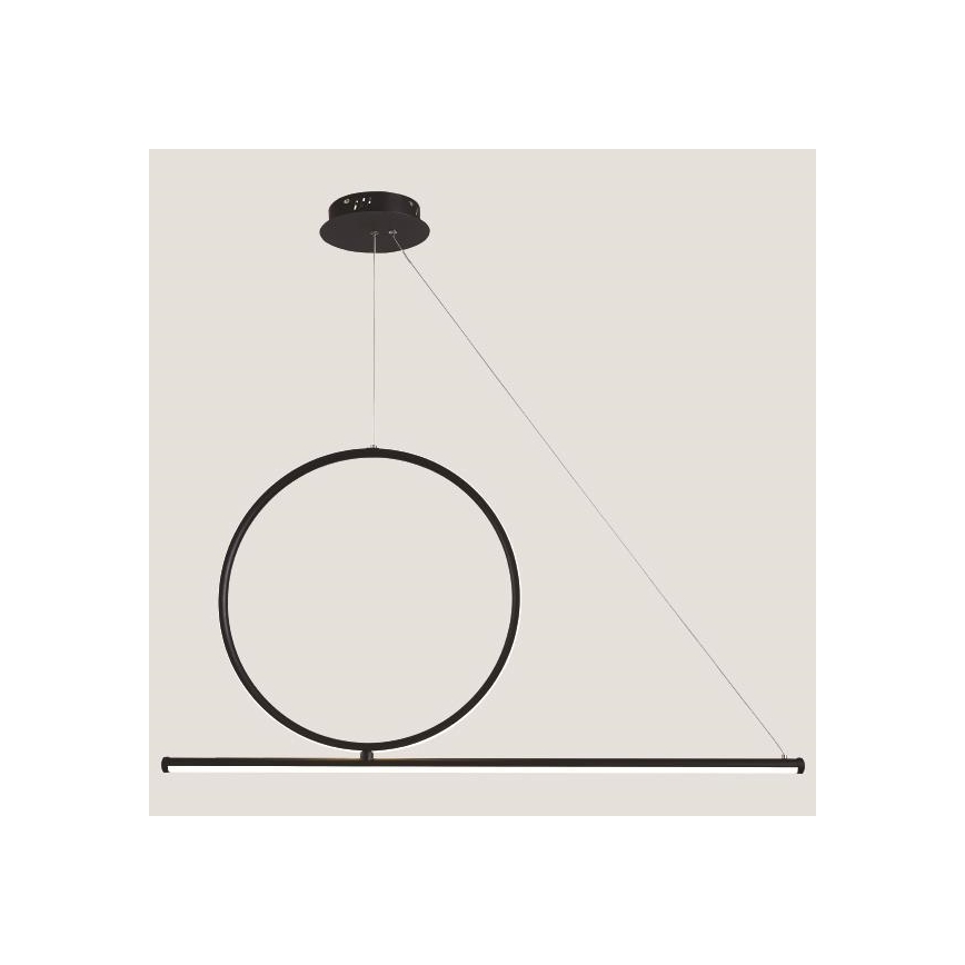Lámpara LED colgante LED/32W/230V 3000K negro