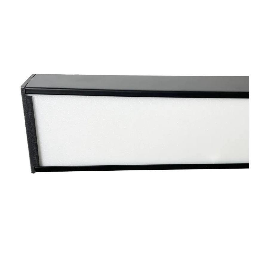 Lámpara LED colgante LED/32W/230V 4000K diá. 120 cm negro