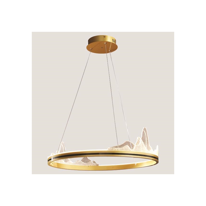 Lámpara LED colgante LED/35W/230V 3000K dorado