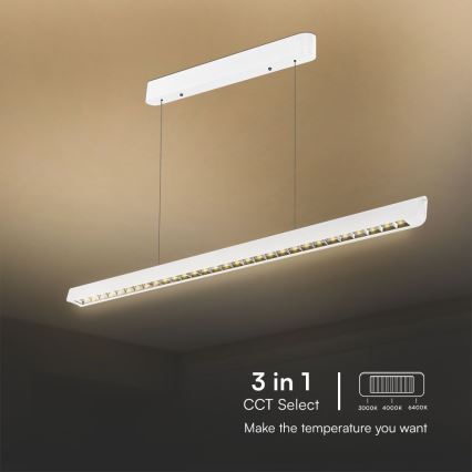 Lámpara LED colgante LED/36W/230V 3000/4000/6400K blanco