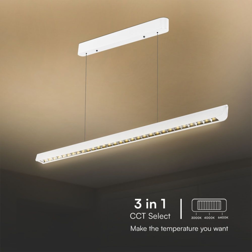 Lámpara LED colgante LED/36W/230V 3000/4000/6400K blanco